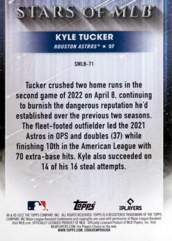 2022 Topps Update - Stars of MLB #SMLB-71 Kyle Tucker Back