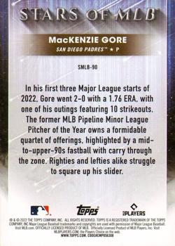 2022 Topps Update - Stars of MLB #SMLB-90 MacKenzie Gore Back