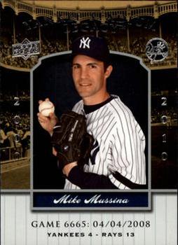 2009 Upper Deck - 2008 Upper Deck Yankee Stadium Legacy Update #6665 Mike Mussina Front