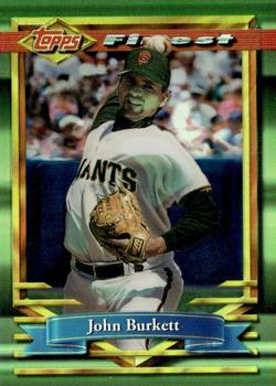 1994 Finest - Refractors #295 John Burkett Front