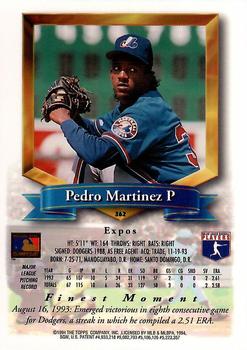 1994 Finest - Refractors #362 Pedro Martinez Back