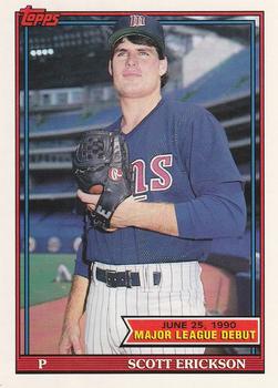 1991 Topps Major League Debut 1990 #45 Scott Erickson Front
