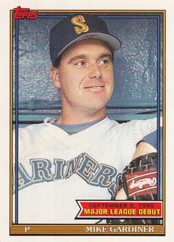 1991 Topps Major League Debut 1990 #52 Mike Gardiner Front