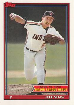 1991 Topps Major League Debut 1990 #141 Jeff Shaw Front