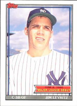 1991 Topps Major League Debut 1990 #89 Jim Leyritz Front