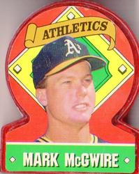 1991 Topps Stand-Ups #26 Mark McGwire Front