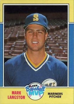 1988 Fleer Baseball MVPs #21 Mark Langston Front