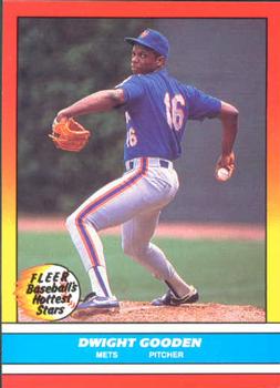 1988 Fleer Baseball's Hottest Stars #13 Dwight Gooden Front