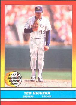 1988 Fleer Baseball's Hottest Stars #20 Ted Higuera Front
