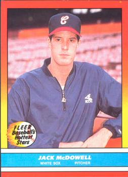 1988 Fleer Baseball's Hottest Stars #25 Jack McDowell Front