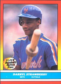 1988 Fleer Baseball's Hottest Stars #41 Darryl Strawberry Front