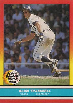 1988 Fleer Baseball's Hottest Stars #44 Alan Trammell Front