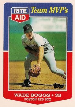 1988 Topps Rite-Aid Team MVP's #14 Wade Boggs Front