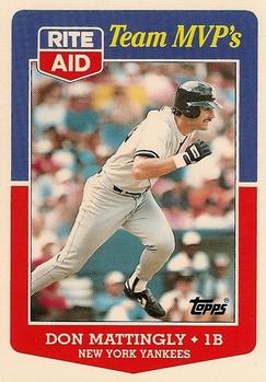 1988 Topps Rite-Aid Team MVP's #22 Don Mattingly Front