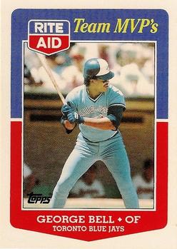 1988 Topps Rite-Aid Team MVP's #26 George Bell Front