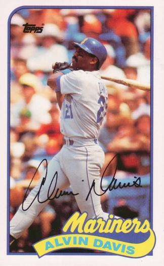 1989 Topps/LJN Baseball Talk #141 Alvin Davis Front
