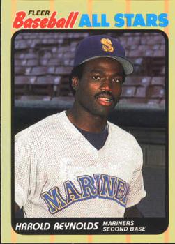 1989 Fleer Baseball All-Stars #34 Harold Reynolds  Front