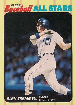 1989 Fleer Baseball All-Stars #41 Alan Trammell Front