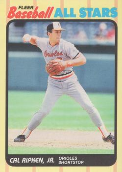 1989 Fleer Baseball All-Stars #35 Cal Ripken, Jr. Front