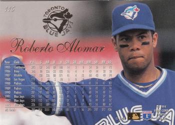 1994 Flair #115 Roberto Alomar Back