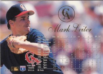 1994 Flair #24 Mark Leiter Back