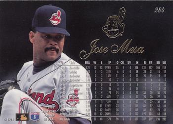 1994 Flair #284 Jose Mesa Back