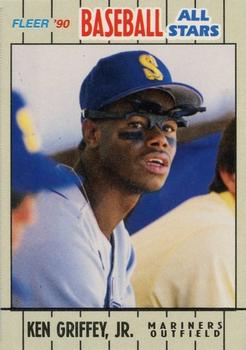 1990 Fleer Baseball All-Stars #14 Ken Griffey, Jr. Front