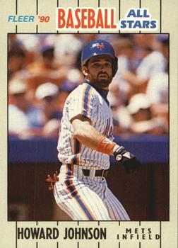1990 Fleer Baseball All-Stars #21 Howard Johnson Front