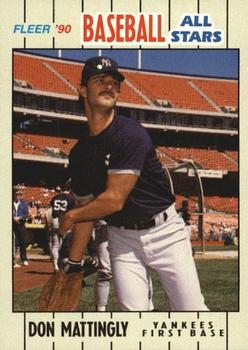 1990 Fleer Baseball All-Stars #24 Don Mattingly Front
