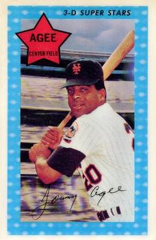 1971 Kellogg's 3-D Super Stars #46 Tommie Agee  Front