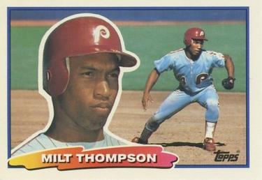 1988 Topps Big #2 Milt Thompson Front