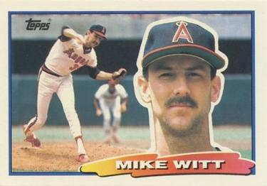 1988 Topps Big #4 Mike Witt Front