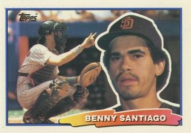 1988 Topps Big #12 Benny Santiago Front