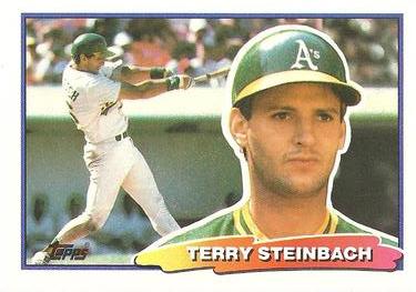 1988 Topps Big #39 Terry Steinbach Front