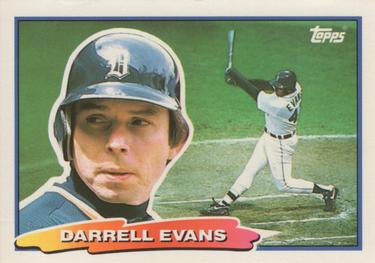 1988 Topps Big #82 Darrell Evans Front