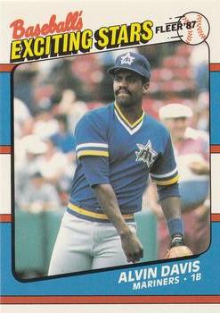 1987 Fleer Baseball's Exciting Stars #13 Alvin Davis Front
