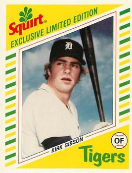 1982 Topps Squirt #6 Kirk Gibson Front