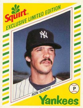 1982 Topps Squirt #9 Ron Guidry Front