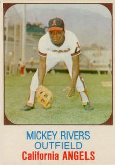 1975 Hostess #22 Mickey Rivers  Front