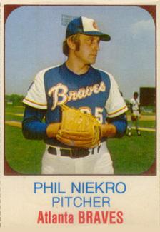 1975 Hostess #99 Phil Niekro  Front