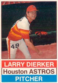 1976 Hostess #25 Larry Dierker Front