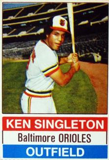 1976 Hostess #76 Ken Singleton Front