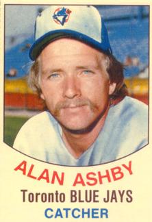 1977 Hostess #124 Alan Ashby Front