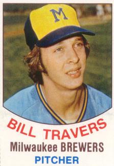 1977 Hostess #87 Bill Travers Front
