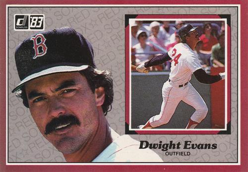 1983 Donruss Action All-Stars #2 Dwight Evans Front