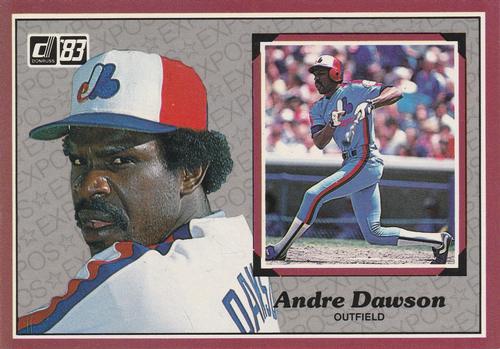 1983 Donruss Action All-Stars #9 Andre Dawson Front