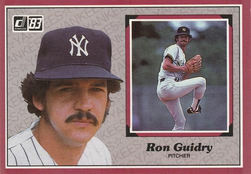 1983 Donruss Action All-Stars #15 Ron Guidry Front
