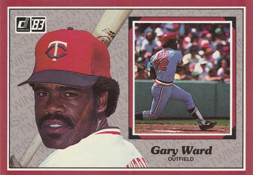 1983 Donruss Action All-Stars #18 Gary Ward Front