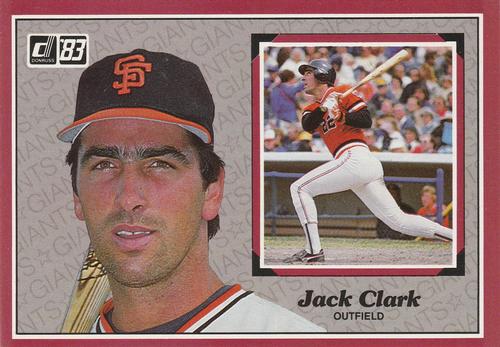 1983 Donruss Action All-Stars #29 Jack Clark Front