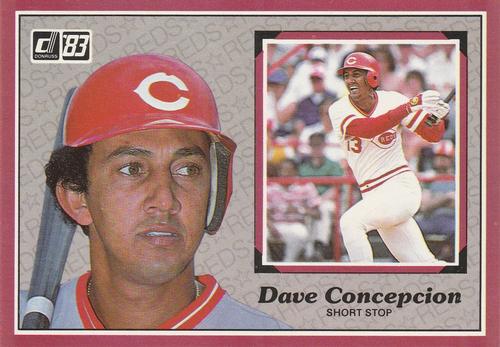 1983 Donruss Action All-Stars #47 Dave Concepcion Front